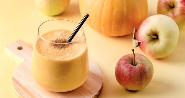 Cách giảm mỡ bụng bằng nước ép bí đỏ và táo